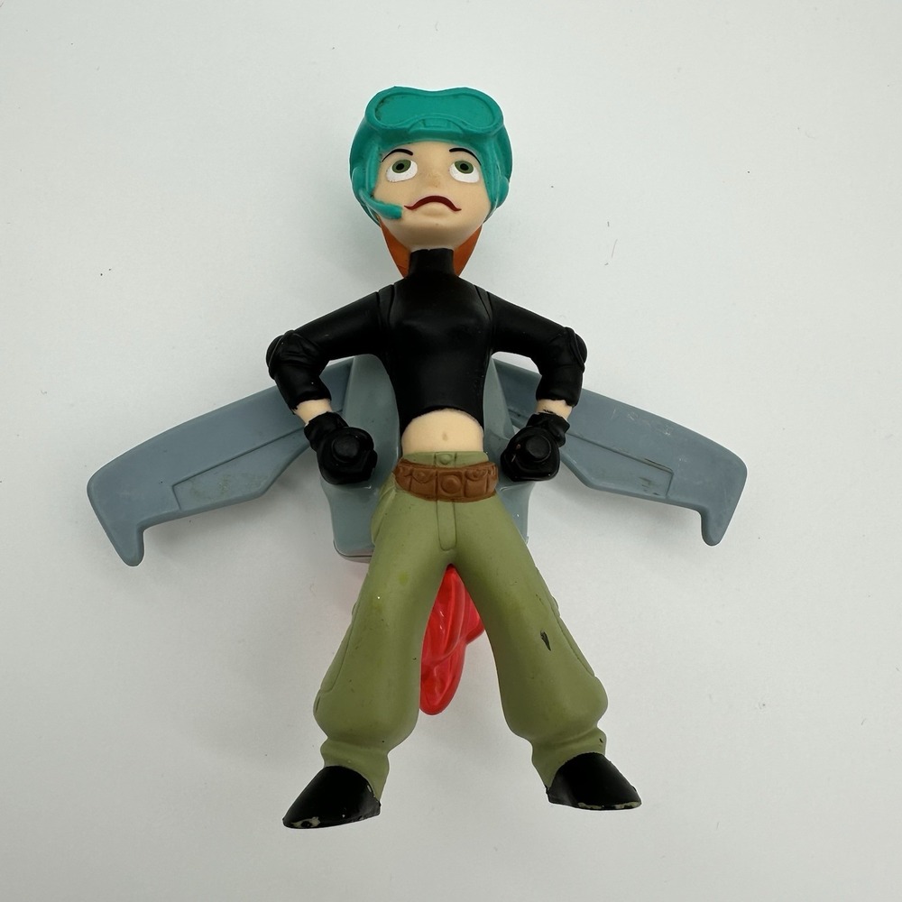 Disney Kim Possible Jetpack Action Figure 2003 McDonald's Toy‎ Spy Gear